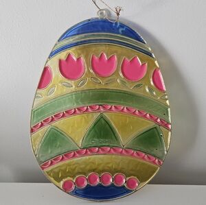 💫Faux Stained Glass Easter Egg Decoration💫
